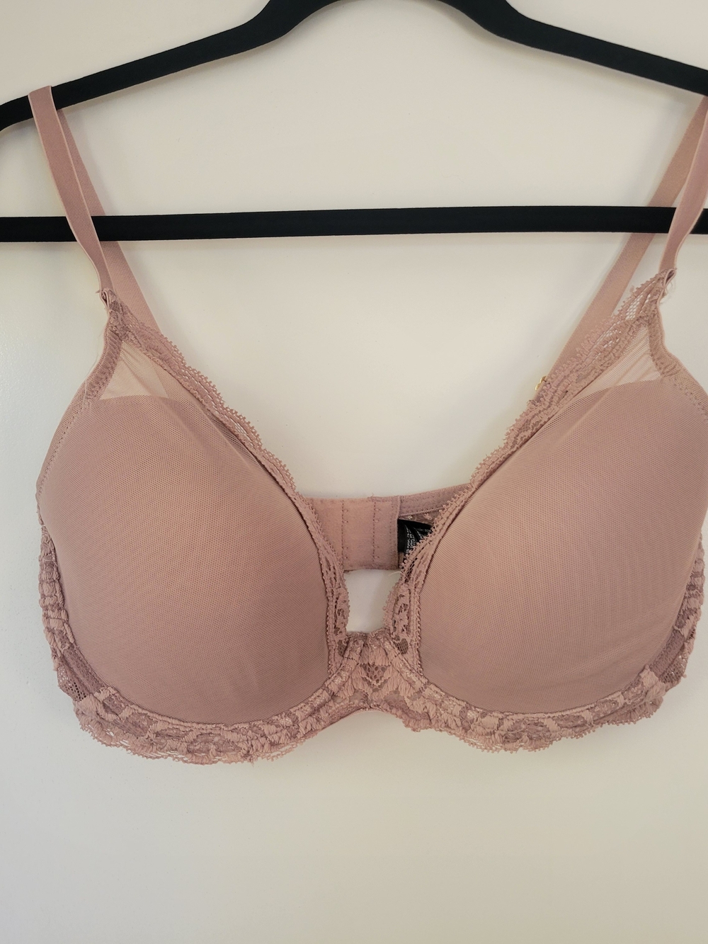 Natori Feathers Blush Lace Plunge T-Shirt Bra